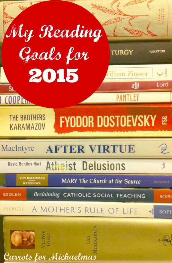  my reading goals for 2015