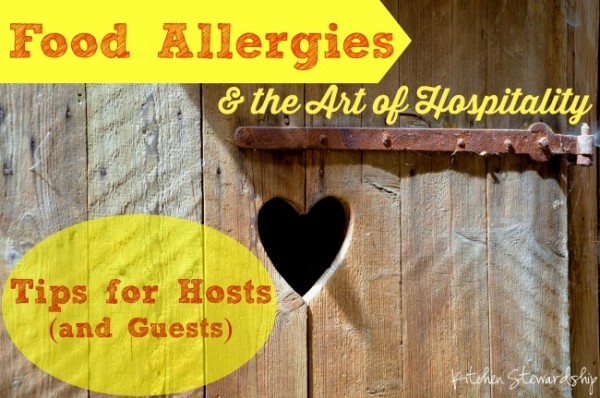 Food allergies and hospitality