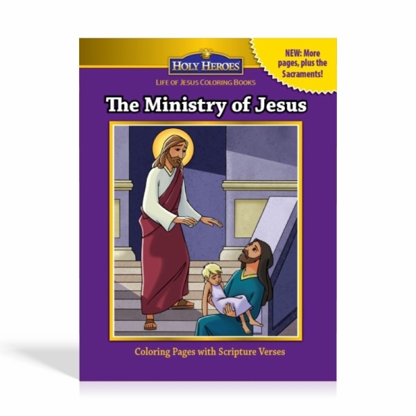 Ministry of Jesus Coloring Books