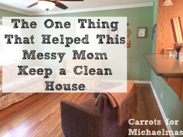 Messy house? This is the simplest tip to keeping a clean house ever.