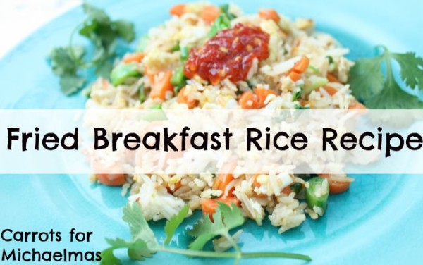 Fried Rice for breakfast? Seriously delicious recipe!