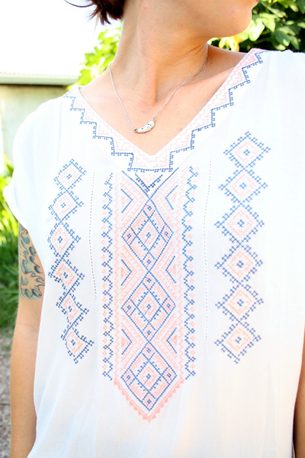 Misa Embroidered V-Neck Top by Skies are Blue from Stitch Fix