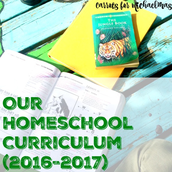 Our Homeschooling Curriculum with a 2nd Grader, a Preschooler, and a Toddler (2016-2017)