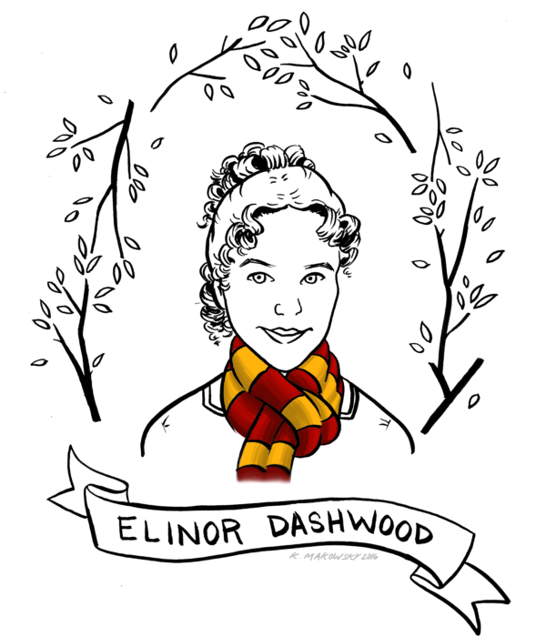 The Definitive Guide to Sorting Jane Austen Characters into Hogwarts Houses: Elinor Dashwood, Gryffindor