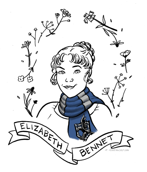 The Definitive Guide to Sorting Jane Austen Characters into Hogwarts Houses: Elizabeth Bennet, Ravenclaw