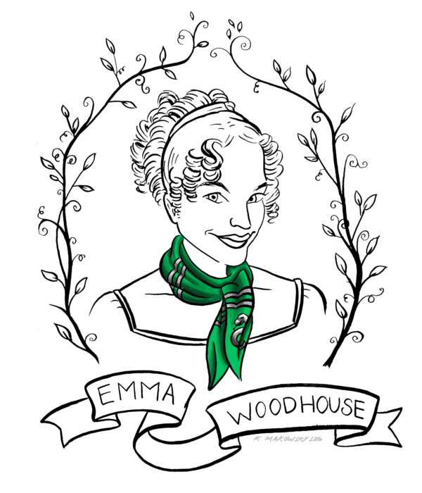 The Definitive Guide to Sorting Jane Austen Characters into Hogwarts Houses: Emma Woodhouse, Slytherin