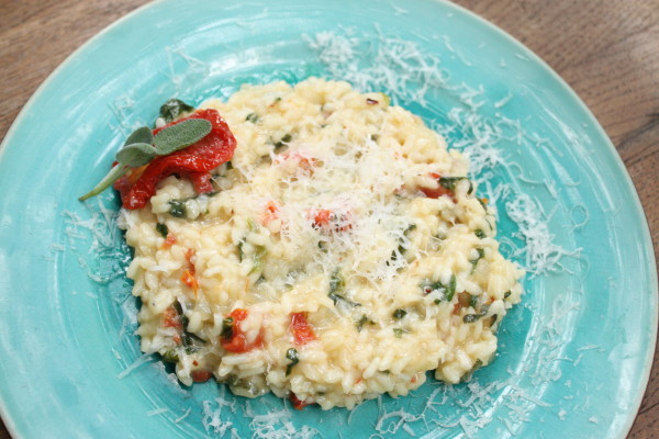 Sun-dried Tomato Risotto for St. Catherine of Siena