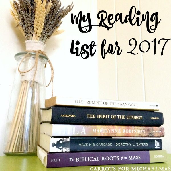 My Reading List for 2017 (And What I Read Last Year)