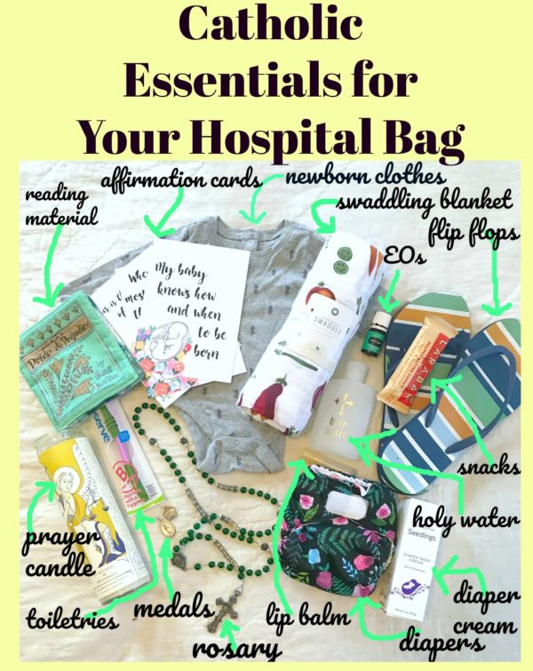 Hospital Bag Checklist for the Catholic Mom